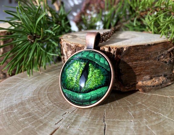 Polymer Clay Ender Eye Necklace