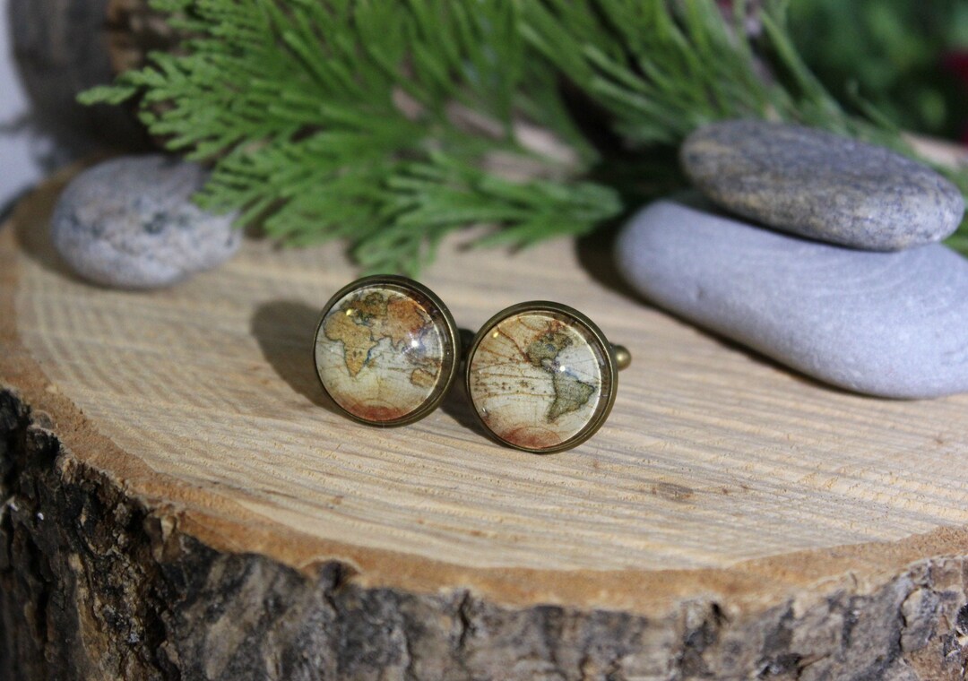 INDIA MAP CUFFLINK