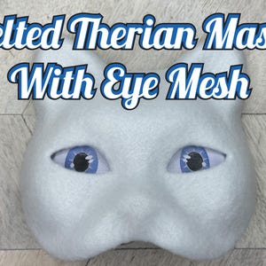 Felted Therian Cat Mask With FREE Eyes
