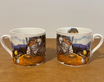 Trollrike-Troll-Land mugs painted by Rolf Lidberg produced by Way Nir Ais in Sweden.