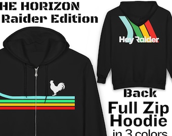 ARC Raiders Hey Raider Horizon Edition Zip Up Hoodie Gamer Streetwear Full Zip Sweatshirt Unisex Fan Merch