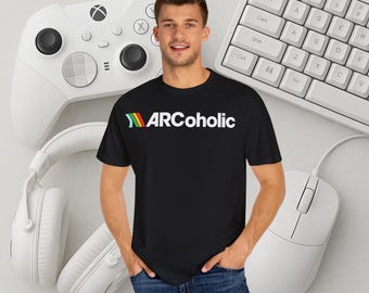 ARC Raiders 'ARCoholic' V2 Gamer Shirt: Comfort Colors Tee, Extraction Shooter Merch