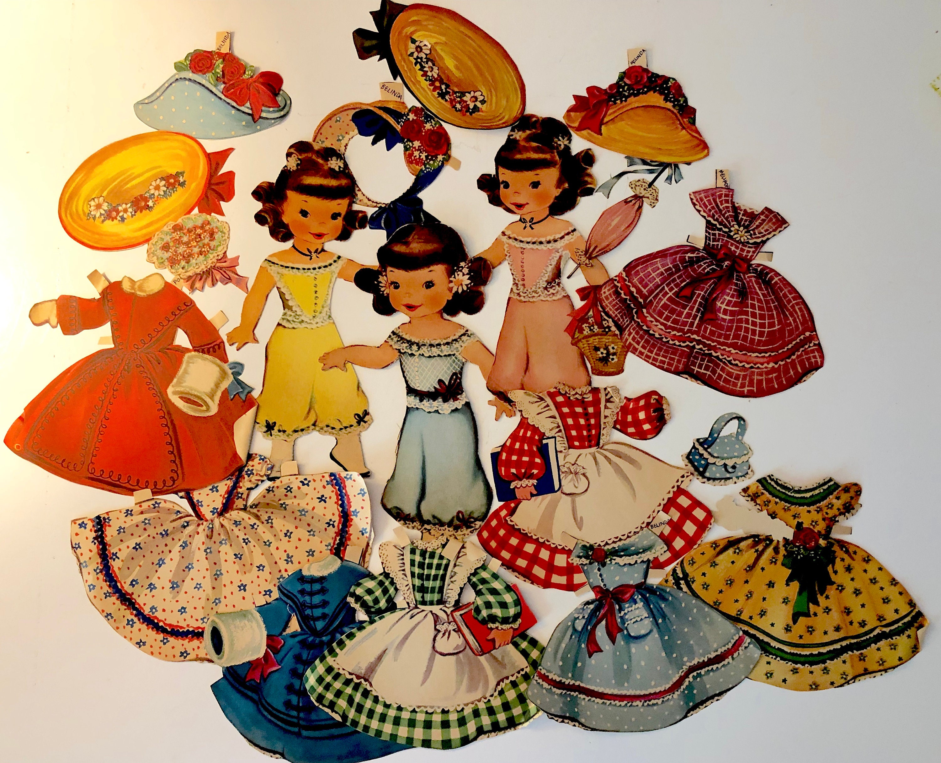 1950s paper dolls
