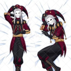 Funda de almohada corporal Dakimakura de Pierrot The Freak Circus / TFC / Funda de almohada de doble cara para esposo