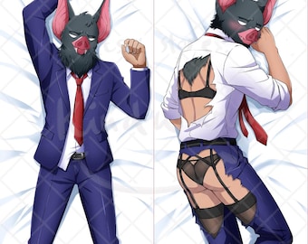 Sonar Dispatch Dakimakura | Dispatch Game Body Örngott | 150 x 50 cm Dubbelsidigt Husbando Örngott
