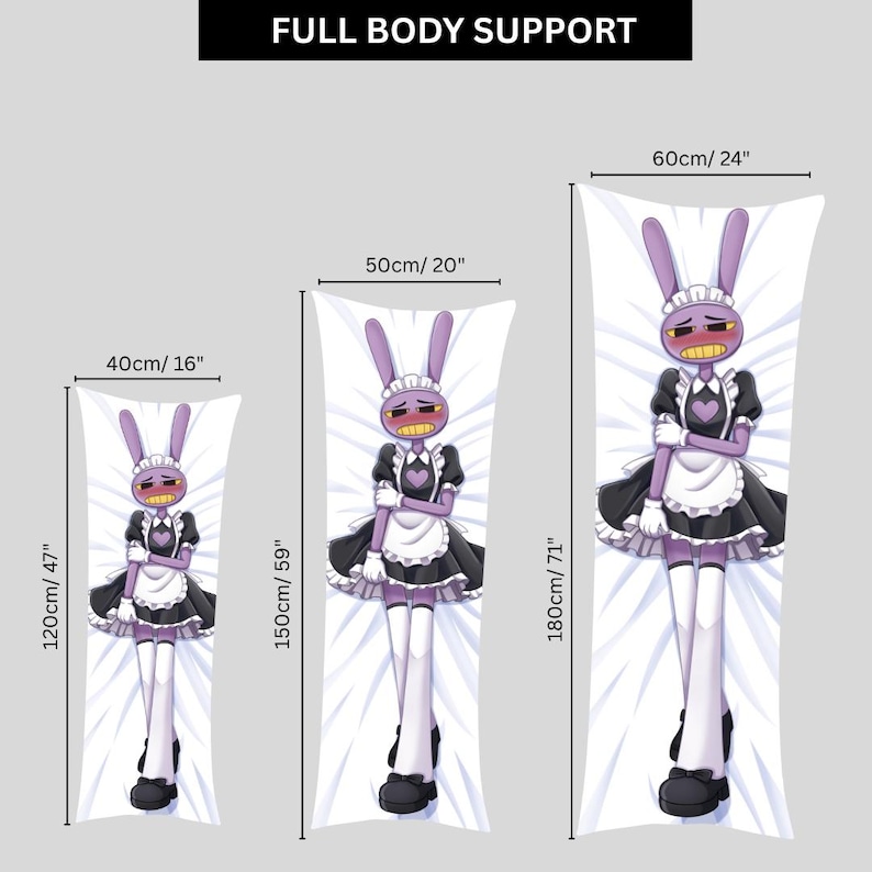 Jax TADC Pillowcase Dakimakura | Maid and Dancer Jax | 2 Way Tricot
