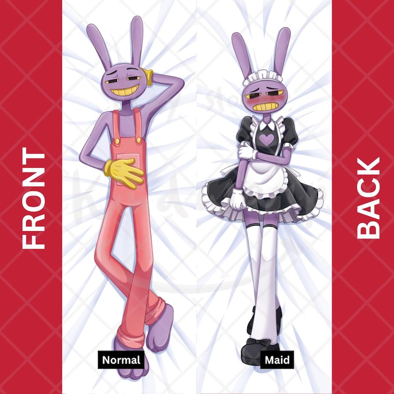 Jax TADC Pillowcase Dakimakura | Maid and Dancer Jax | 2 Way Tricot