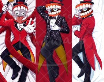 Vorbestellung Showman Caine TADC Kissenbezug Dakimakura | God Caine 2-Wege-Tricot 20x59 '' (50 x 150 cm)