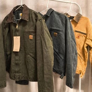 Retro Carhartt J97 Moss Green Detroit Work Jacket Vintage - halloween unisex jacket - Christmas man jacket - birthday gift - halloween gift