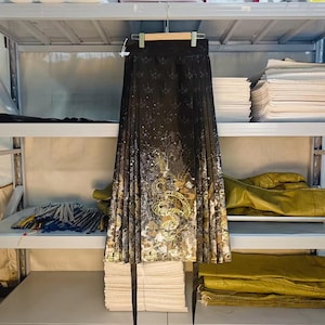 Snake Embroidered Hanfu, Black Women&#39;s Hanfu Skirt, Traditional Horse-Faced Skirt, Gorgeous Women&#39;s Skirt for Parties, Hanfu Accessories