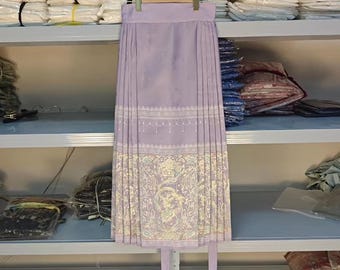 Handmade Purple Hanfu Skirt: Elegant Traditional Horse-Faced Design