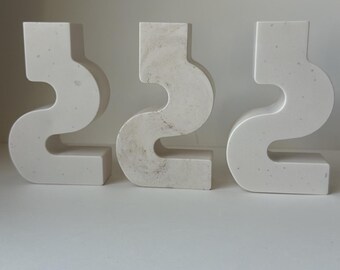 Candle stick holder | custom colors | Jesmonite | Home Decor | Hand Made | Gift