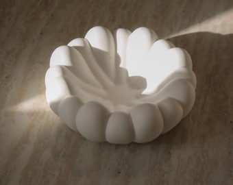 Handmade Jesmonite Bubble Cloud Tray: Custom Color Home Decor