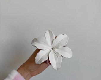 Lily flower incense holder | Custom colors | Handmade | Jesmonite | Home decor | Gifts