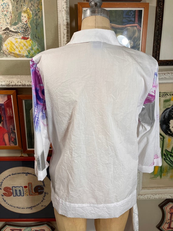 Koret 1980’s Ladies 2 Piece Screen Print Pant Out… - image 3