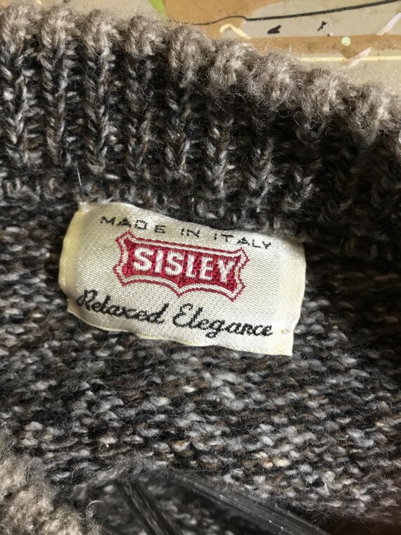 Sisley Italy 1980's Men's/Unisex XLarge Gray Wool - Etsy 日本