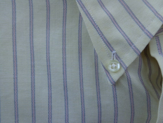 Puriet Classic Lilac & Beige Pin Stripe Men's 196… - image 3