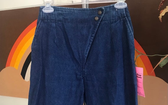 Oleg Cassini 1980's Gal's Blue Denim 