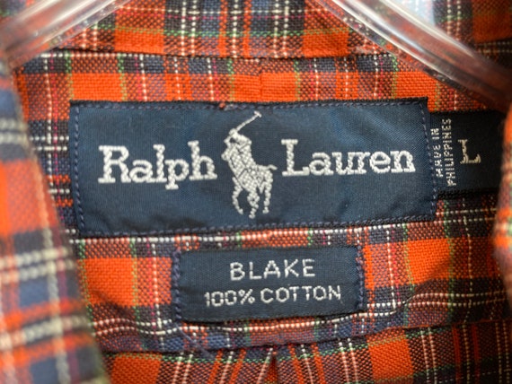 Ralph Lauren 1980’s Men’s Plaid Shirt - image 6