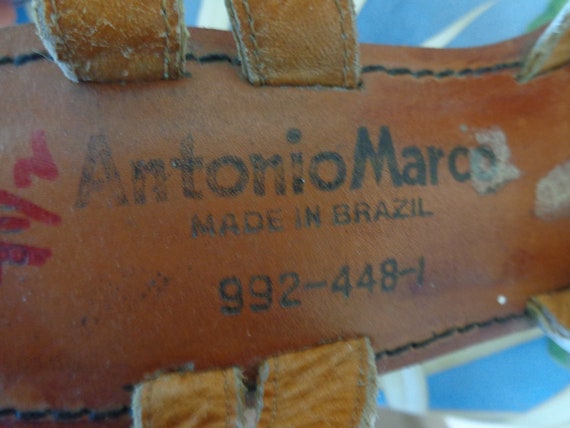 Antonio Marco 1970’s Platform Sandals White Leath… - image 10