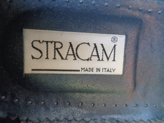 Stracam 1980’s Italian Loafers VINTAGE Men's Blac… - image 10