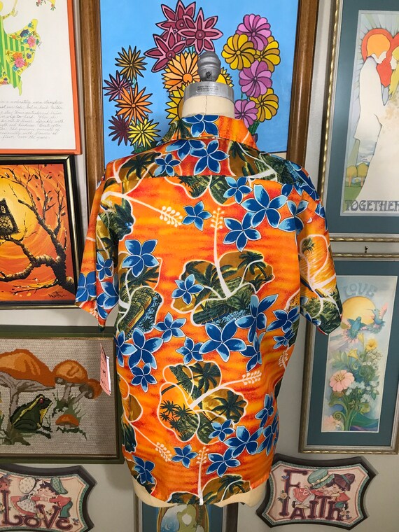 Waikiki Holiday 1960’s Men’s Hawaiian Shirt - image 3