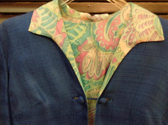 Dynasty 1960's 3 Piece Blue Suit