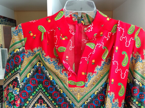 1970’s Groovy Pantsuit Polyester 3 Piece