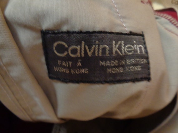 Calvin Klein 1980's Mens Cuffed Corduroy Pants - image 4