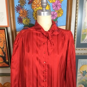 Gailord 1980’s Women’s Red Blouse