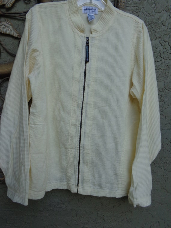 Ezze Wear 1980/'s Cord Cotton Collection Jacket-Dead Stock