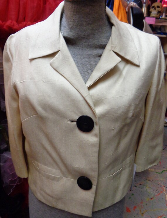 ladies short cream jackets