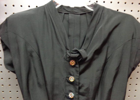 1940's Taffeta Dress