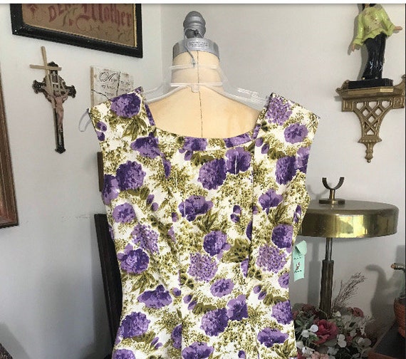 1960s Hand Made Spring Dress - image 1