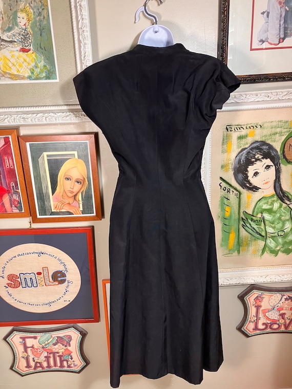 1940's Taffeta Dress - image 4