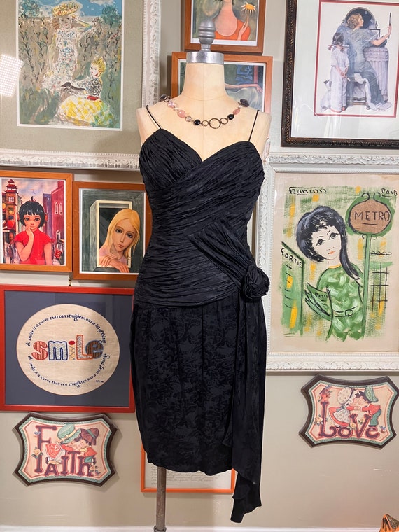 st gillian silk dress St. Gillian Silk Layer Dress S OMNIA