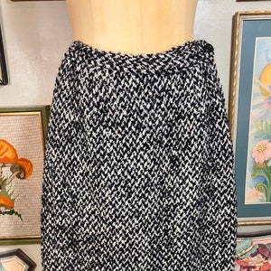 1940s Tweed Pencil Skirt