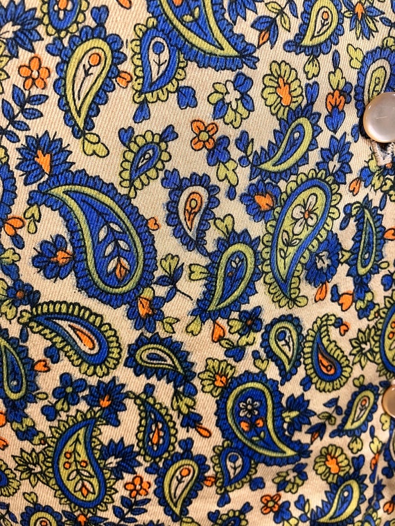 Marjorie Montgomery 1960s  Paisley Dress-deadstock - image 5