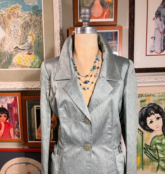 Dana Buchman Vintage Y2K Ladies 2Piece Skirt Suit-