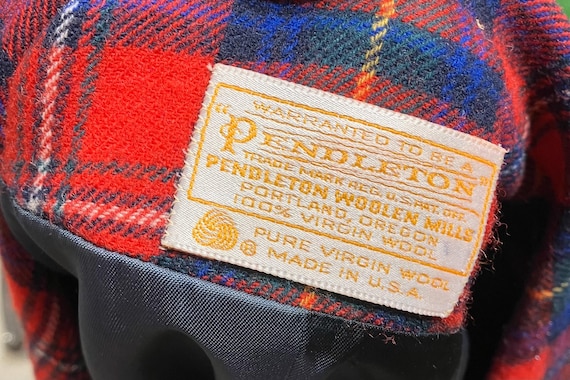 Pendleton 1960’s Virgin Wool plaid blazer - image 4