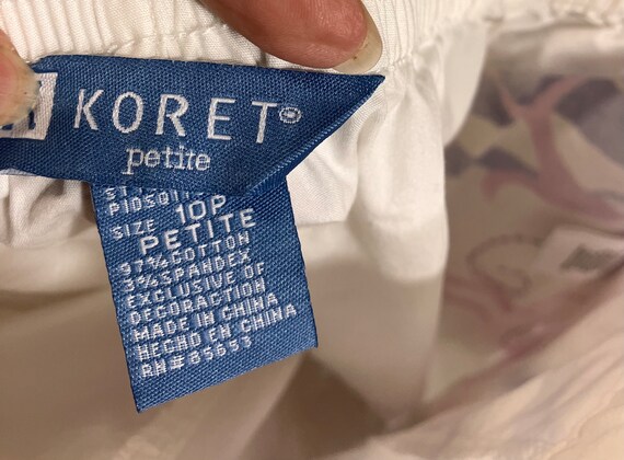 Koret 1980’s Ladies 2 Piece Screen Print Pant Out… - image 7