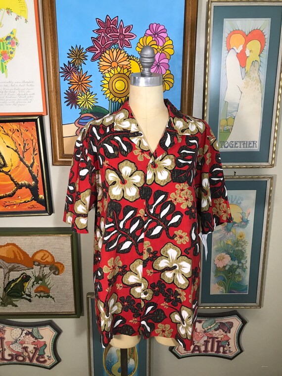 Royal Creations 1980’s Hawaiian Men’s Shirt - image 2