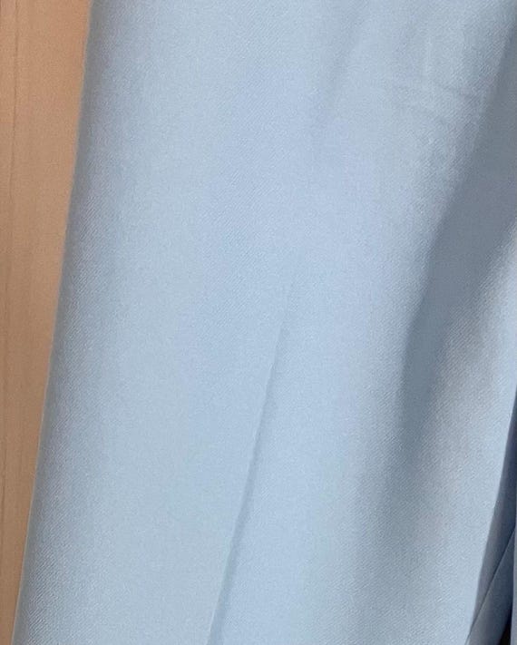 Circe 1970s Petite Light Blue Polyester Slacks NW… - image 5