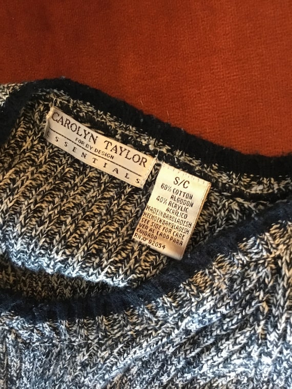 Carolyn Taylor 1990's Women's Pullover Vneck Swea… - image 6