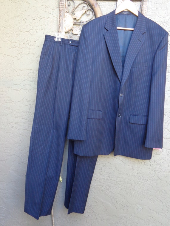 Jones New York 1980's Men's Pin Stripe Suit - image 6