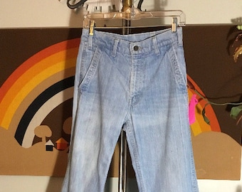 Levi’s 70's Faded Denim Bell Bottom Jeans