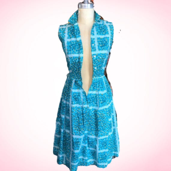 1950s Cotton Cinch Dress