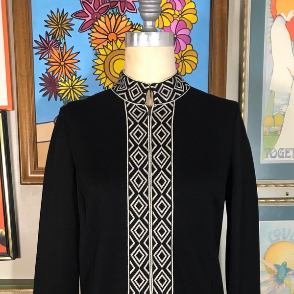 ACT III 1960's Ladies Nehru Collar jacket