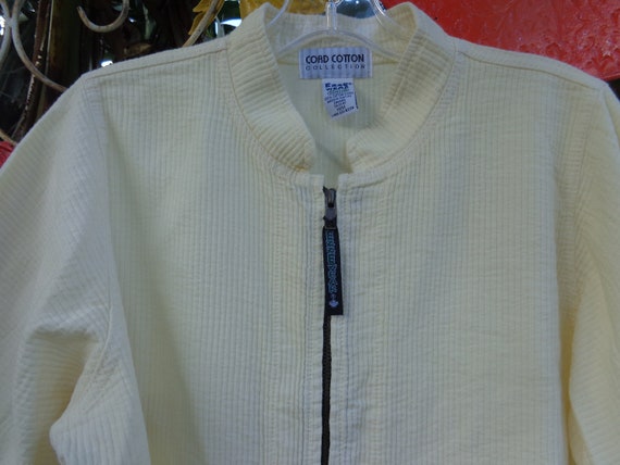 Ezze Wear 1980/'s Cord Cotton Collection Jacket-Dead Stock