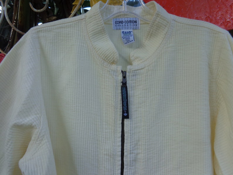 Ezze Wear 1980/'s Cord Cotton Collection Jacket-Dead Stock